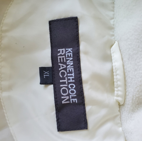 Kenneth cole Puffer Coat women XL Down white cream - Picture 6 of 8